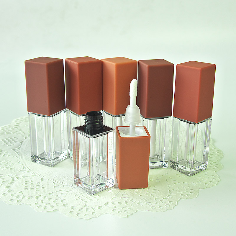 Gel Refill Pack - 5 ミリリットル角形プラスチックチューブリップグロスバームアクティブまつげアイライナーマスカラオイルジェル化粧品メイクアップ包装